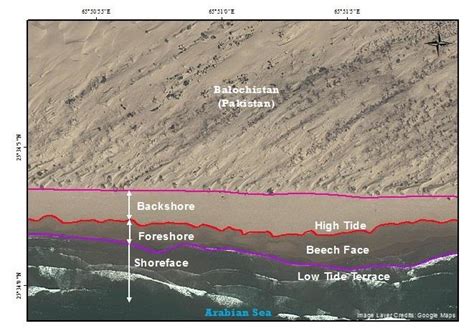 2. Makran Shoreline in the south of Makran Offshore, Balochistan ...