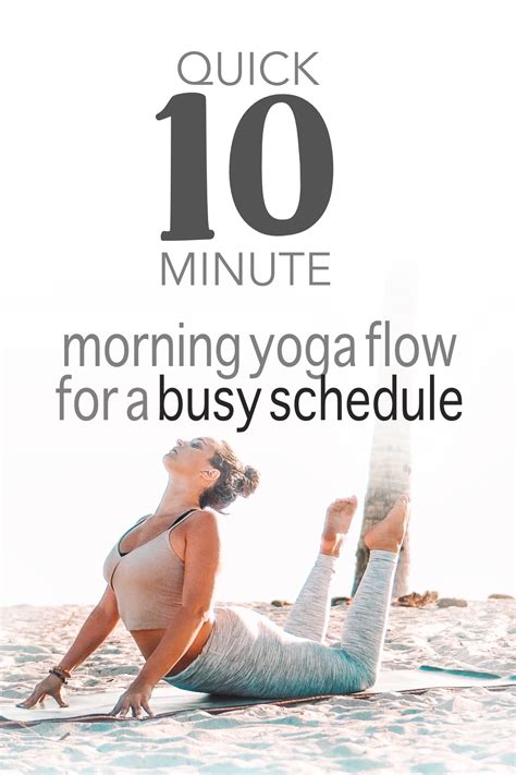 10 minute YOGA to start your busy day | FREE YOGA VIDEO | Morning yoga sequences, Morning yoga ...