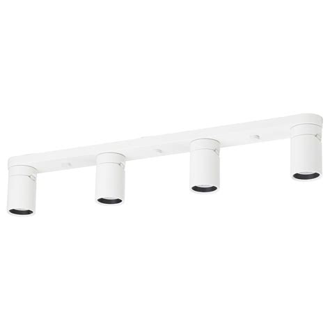 IKEA - NYMÅNE Ceiling light with 4 spotlights white | Bedroom ceiling light, Ceiling spotlights ...