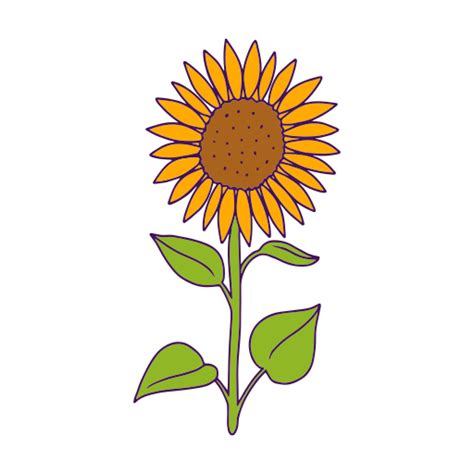 Sunflower Stickers - Free nature Stickers