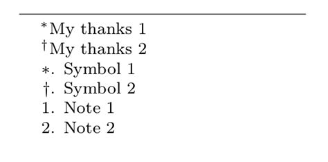 Footnote Marks