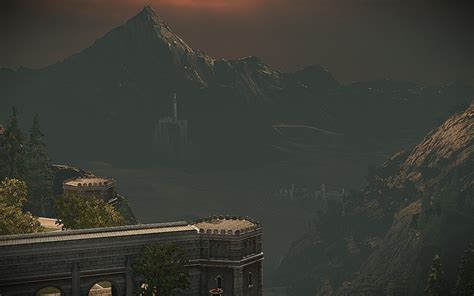 Great view from Minas Ithil in Shadow of War : r/lotr