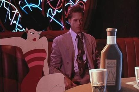 Frank Harris (Brad Pitt) and his Doodle lover Lonette, in Ralph Bakshi's "Cool World." | World ...