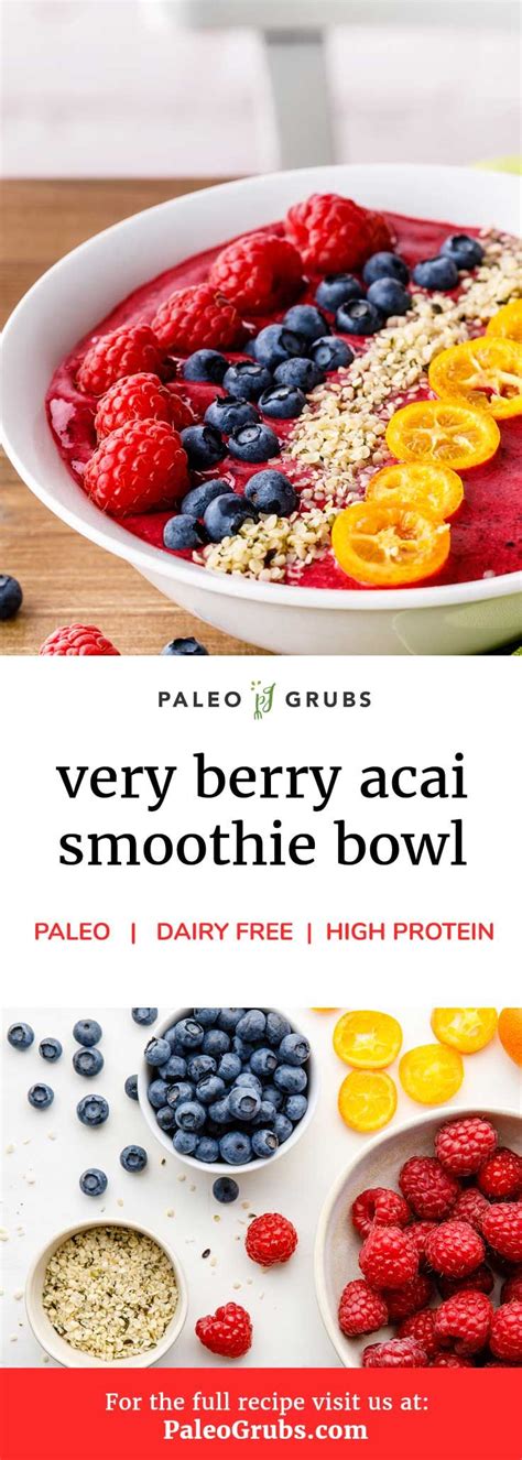 This very berry acai recipe makes one incredibly delicious acai bowl ...