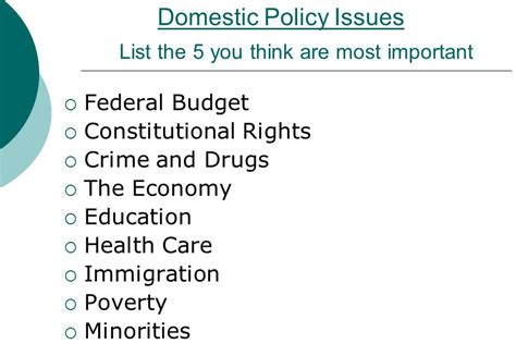 Gov: Domestic Policy | Tamoclass