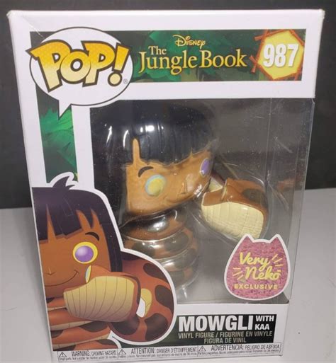 Funko Pop Disney Jungle Book : Mowgli With KAA 987 Very Nekol Exclusive With Soft Protector - Etsy