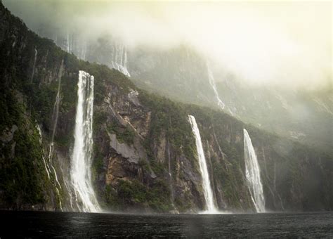 Chasing Waterfalls on Milford Sound with Cruise Milford | Milford sound ...