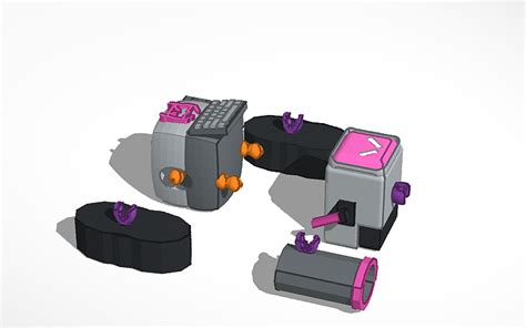 3D design Rec Room Jumbotron tread bot figure - Tinkercad