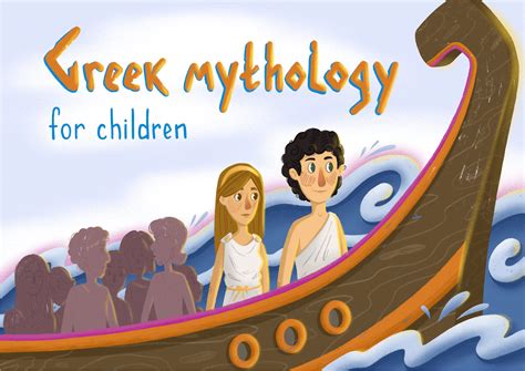 Children book "Greek mythology for children" on Behance