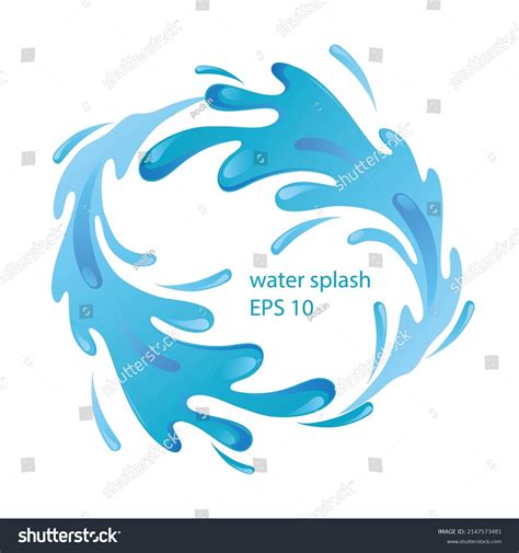 Water Spray Spray Vector Image Stock Vector (Royalty Free) 2147573481 | Shutterstock