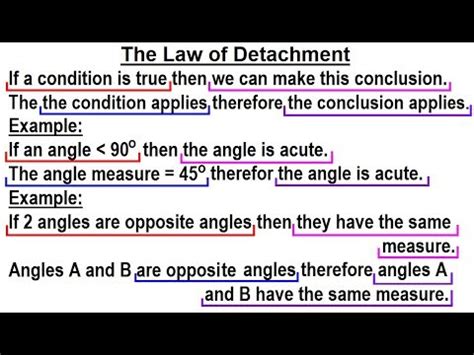 Geometry - Ch. 4: Lines and Angles (10 of 37) Laws of Detachment - YouTube