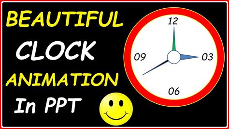 PowerPoint Clock Animation Tutorial (Create Analog Clock & Needle Animation Effects in ...