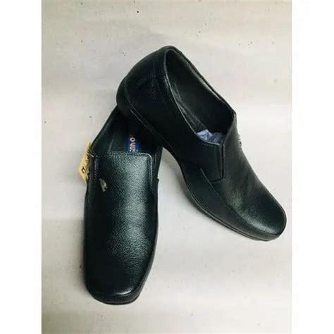 Casual Wear Men Black Formal Shoe, Size: 9 at Rs 649/pair in Salem | ID: 22401424048