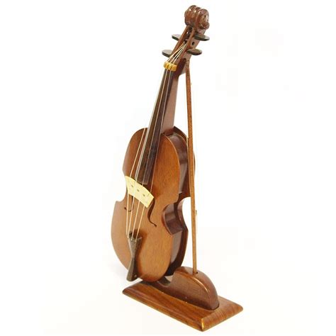 Wooden Violin Model - Mahogany Wood Design