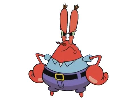 Mr. Krabs Angry (Transparented) by Azooz2662 on DeviantArt