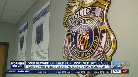 Anne Arundel Co. Police offers $10k reward for unsolved 2019 murders