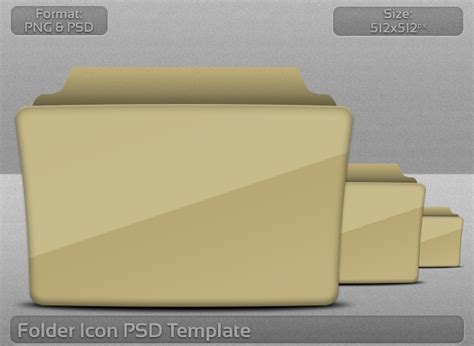 Folder Icon PSD Template by atty12 on DeviantArt