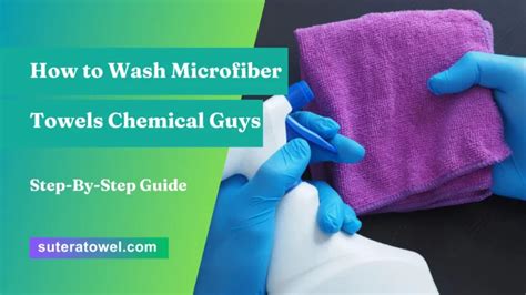 How to Wash Microfiber Towels Chemical Guys