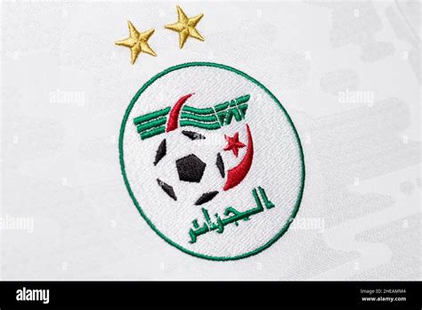 Close up of Algeria national football team kit Stock Photo - Alamy