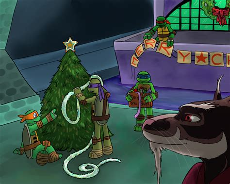 TMNT - Decorating the Lair by Myrcury-Art on DeviantArt