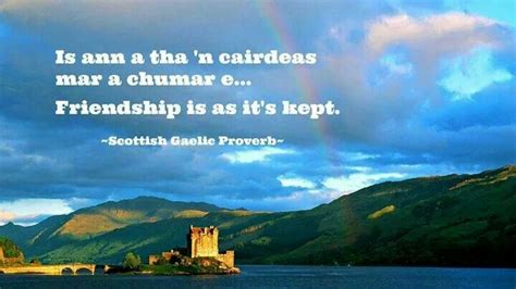 Scottish Gaelic Proverb | Scottish quotes, Scottish gaelic, Scottish