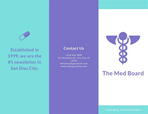 Free, printable professional medical brochure templates | Canva