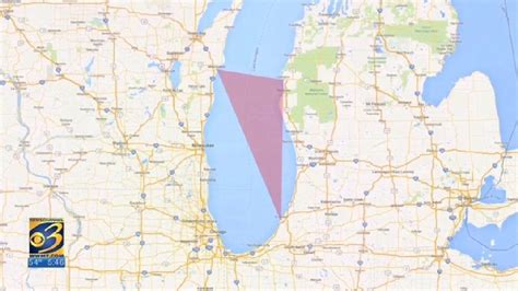 TIL of the Lake Michigan Triangle, a name given to a location in Lake Michigan which has ...