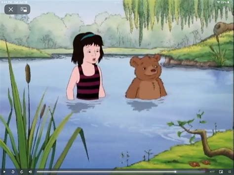 Emily and Little Bear stand in the pond by ddapcic on DeviantArt