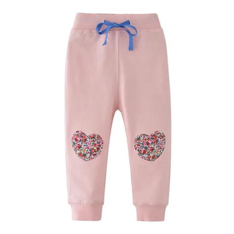 6pcs/lot Baby girls pants kids children clothing trousers Autumn heart ...