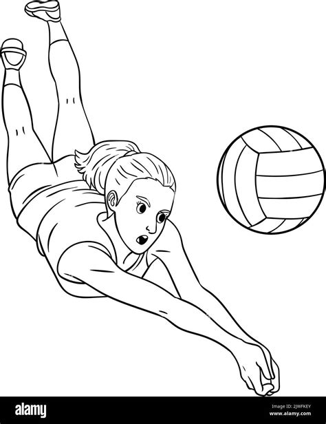 Kids Playing Sports Volleyball Coloring Page Wecolori - vrogue.co