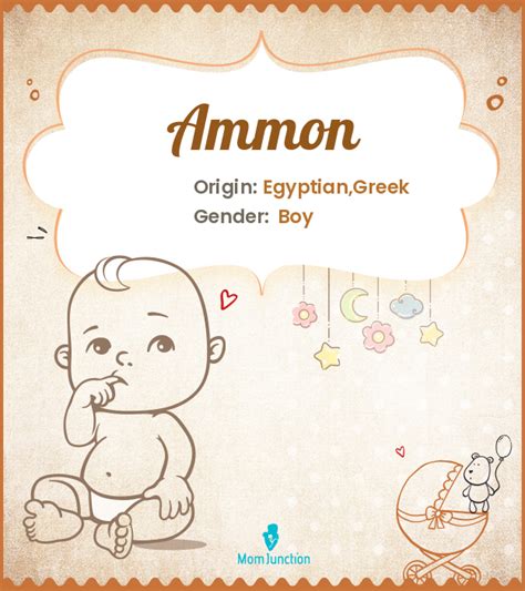 Ammon Baby Name: Meaning, Origin, Popularity