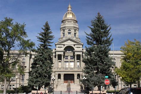 The Wyoming State Capitol Building in Cheyenne | The constru… | Flickr ...