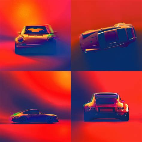 COLORED PORSCHE SINGER* on Behance