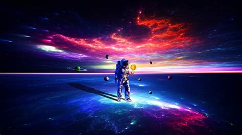 Astronaut Exploring Space Wallpaper, HD Artist 4K Wallpapers, Images and Background - Wallpapers Den