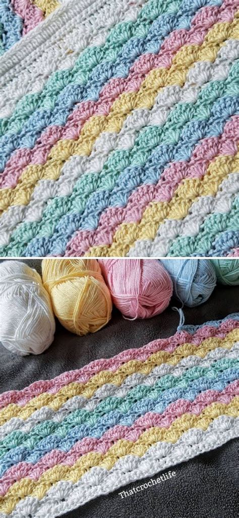 Beautiful Shells Baby Blanket - Free Pattern and Ideas - Pattern Center