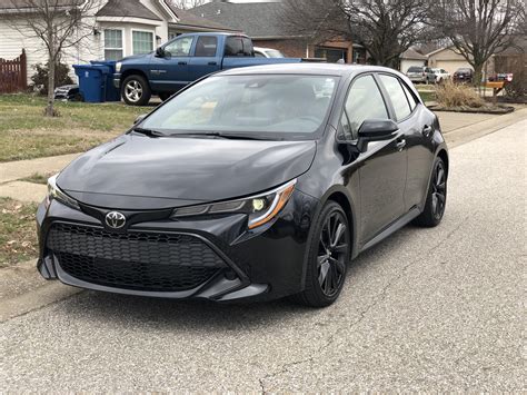 2020 Toyota Corolla hatchback se nightshade. First new car and couldn’t be happier! : r/COROLLA