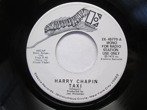 Harry Chapin - Taxi (1972, Vinyl) | Discogs