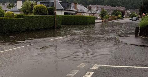 Edinburgh flooding: Shocking picture shows how badly parts of the capital have been hit ...