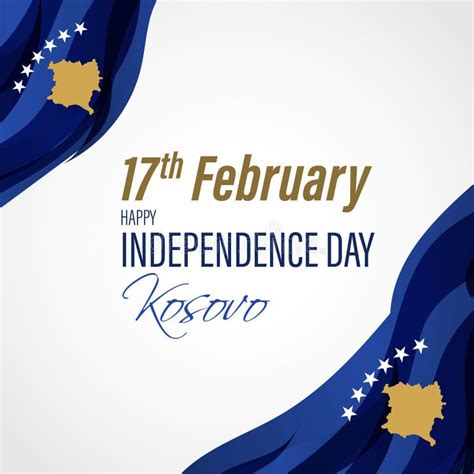 Vector Illustration for Kosovo Independence Day Stock Vector - Illustration of brush, background ...