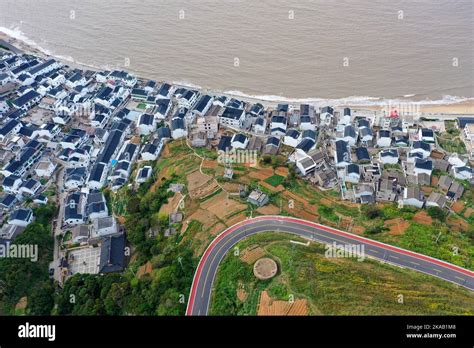 ZHOUSHAN, CHINA - NOVEMBER 1, 2022 - An aerial photo shows Liangzhi ...