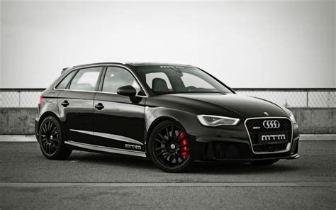 Download wallpapers Audi RS3, 2018, 4k, front view, black hatchback ...