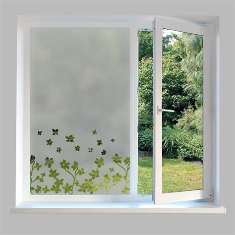 Nature Inspired Etch Glass Window Film Designs