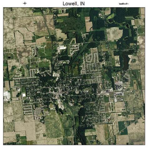 Aerial Photography Map of Lowell, IN Indiana