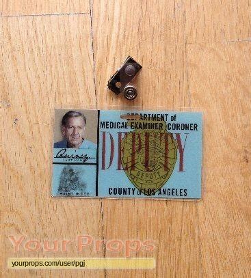 Quincy M.E. (1976–1983) LA Coroner badge replica TV series prop