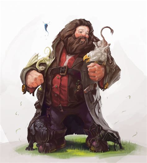 ArtStation - There's no Hogwarts without you, Hagrid!