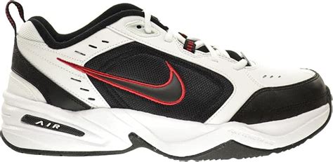 Nike Air Monarch IV (4E) Extra-Wide Men's Shoes White/Black-Varsity Red ...