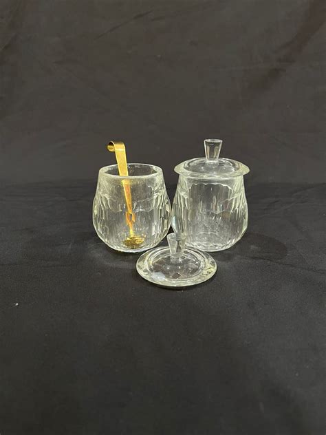 3 Inch Glass Cruet set