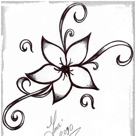 Dibujos Faciles Y Bonitos Para Dibujar De Flores | Images and Photos finder