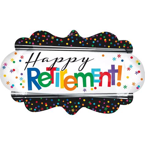 Happy Retirement Celebration Balloon 27in x 16in | Party City