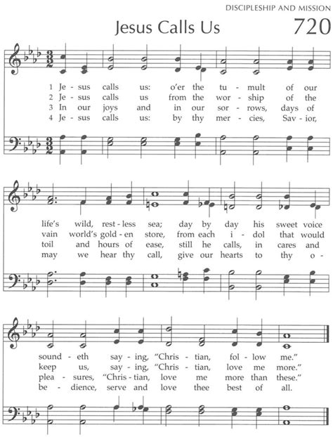 Jesus Calls Us ~ Hymn 720 ‹ First Presbyterian Winter Haven